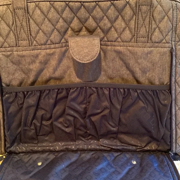 Vera Bradley Denim-Blue Quilted Diaper Bag - Picture 3 of 5